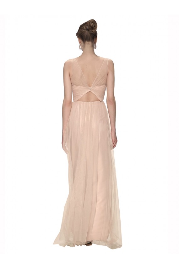 Fabricants Blush 95 Fourreau Illusion Tulle Longue Robes demoiselle d'honneur