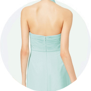 Fabricants Bas du dos Robes demoiselle d'honneur